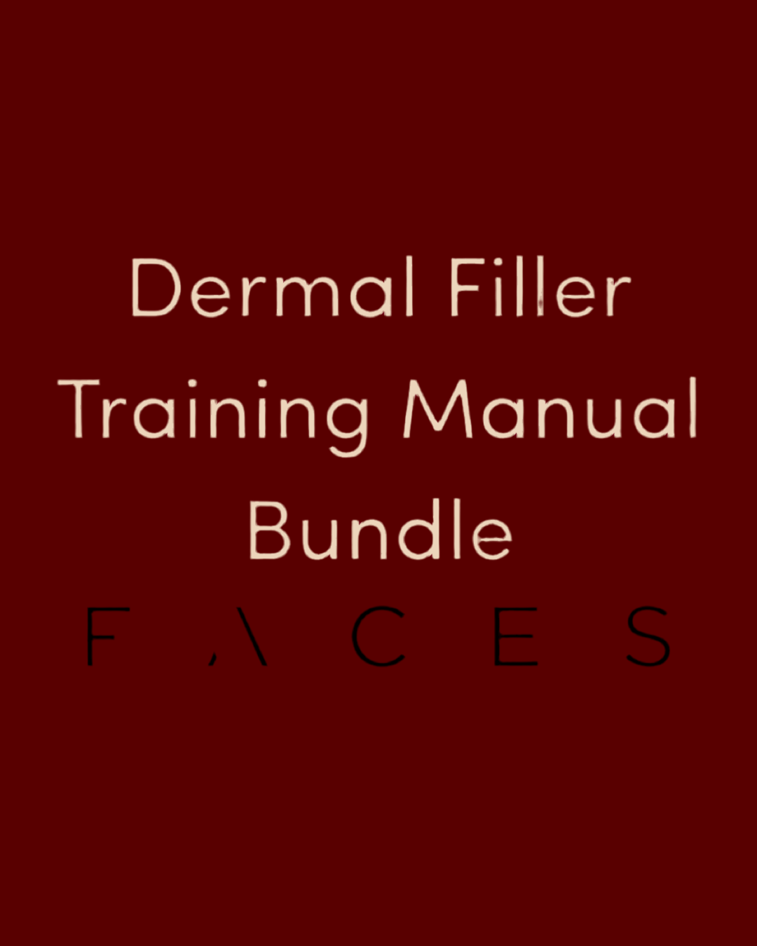 Dermal Filler Manual Bundle - Editable Training Manual