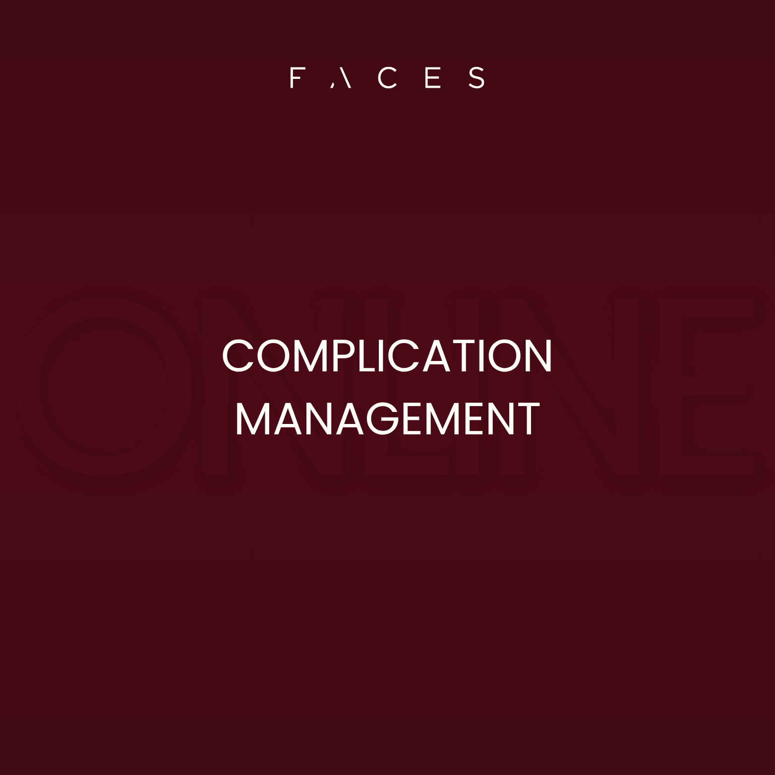 Online Complication Management Course