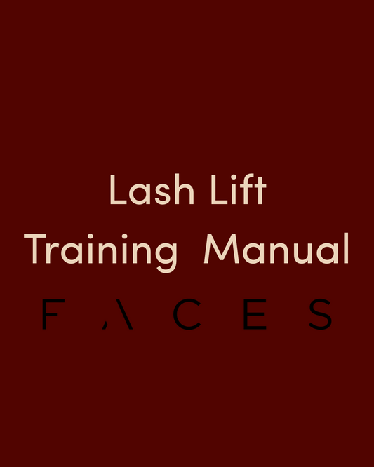 Lash Lift - Editable Training Manual
