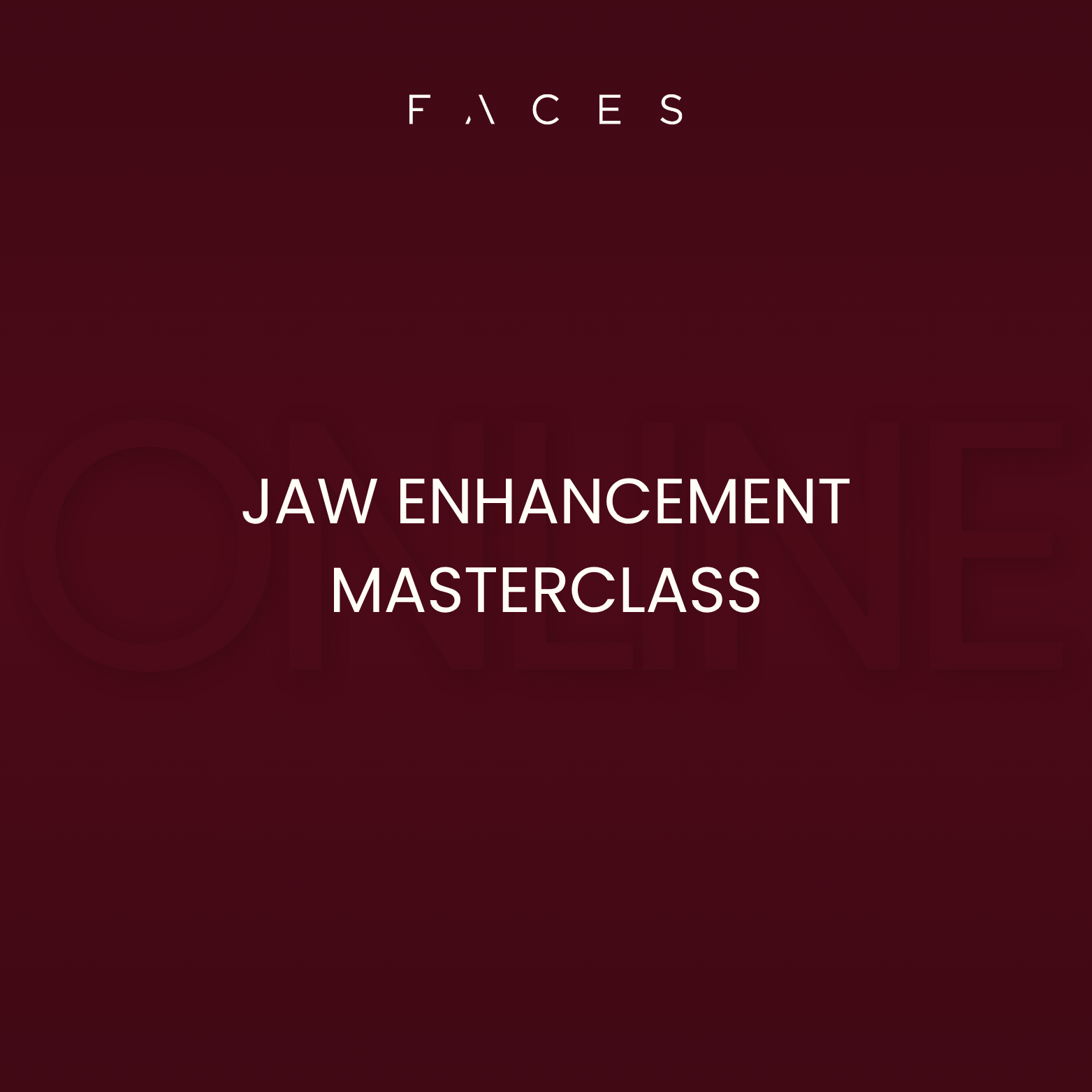 Online Jaw Filler Masterclass