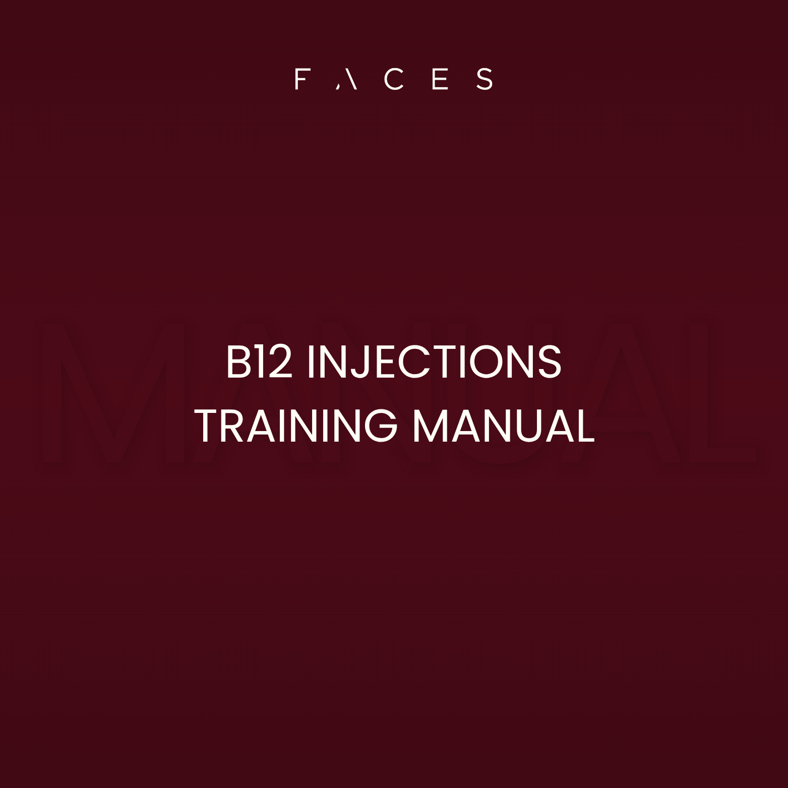 B12 Injections - Editable Training Manual