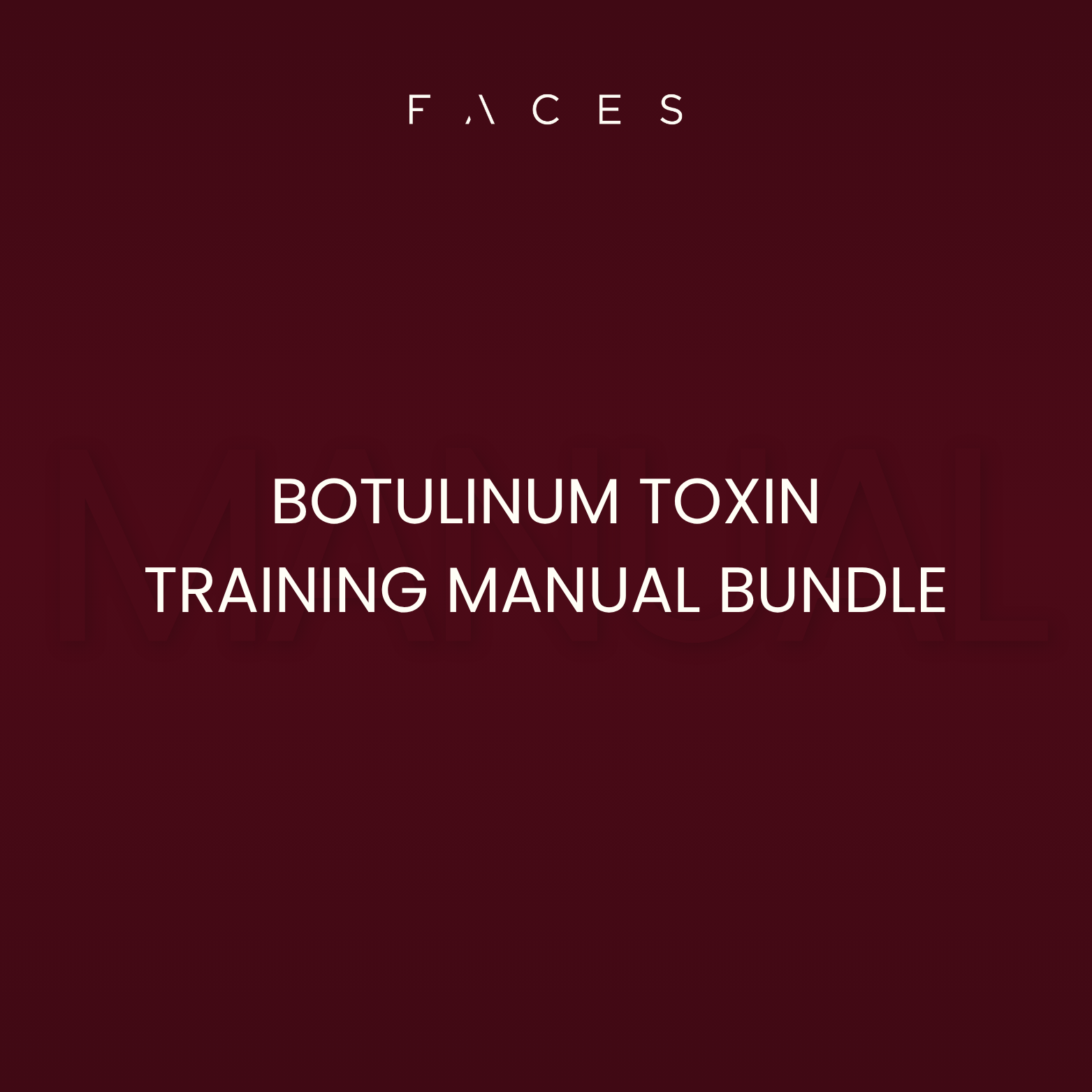 Botulinum Toxin Bundle - Editable Training Manuals
