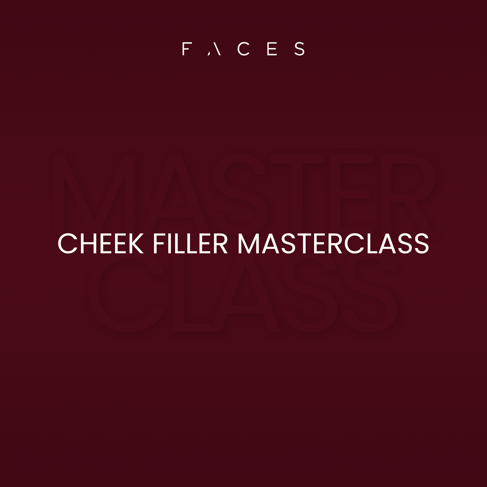 Cheek Filler Masterclass