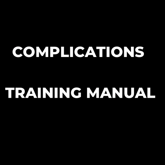 Complications - Editable Training Manual